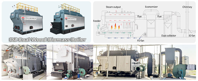 Caldeiras a Vapor DZL DZH a Carvão/Biomassa (tipo flamotubular).jpg