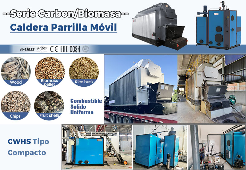 Caldera de pellet biomasa parrilla móvil para argentina