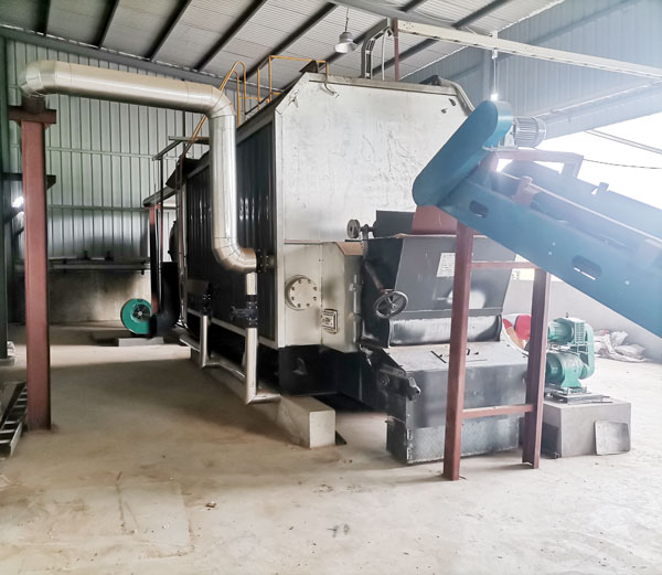 Caldera de aceite térmico de 1400kw para la producción de cubiertos desechables