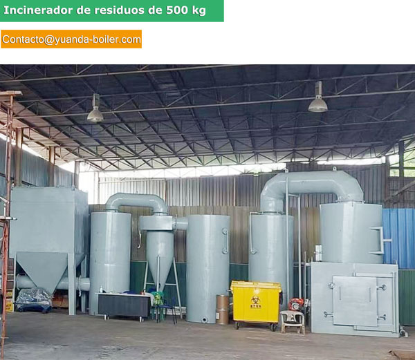 Incinerador de Residuos Medicos de 500 kg en Brunei