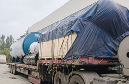 Caldera de gas de 10 toneladas para industria de embalaje en Uzbekistan