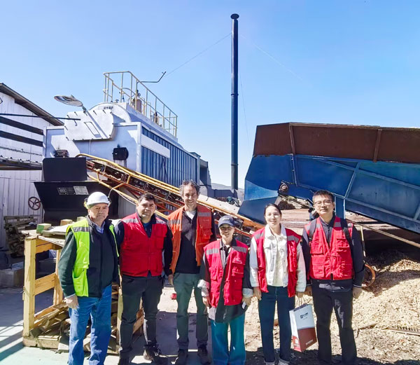 Caldera de Agua Sobrecalentada de 2800 kW para Planta de Embalaje de Pallets