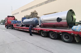 1400kw Calentador de fluido termico vertical para fabrica de impermeabilizacion y revestimientos