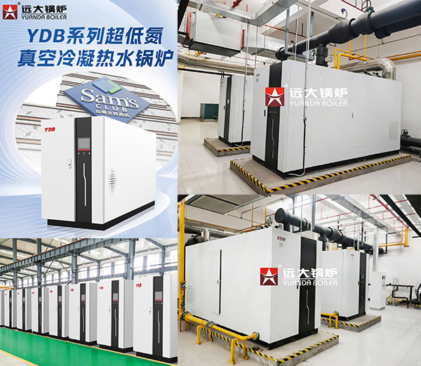 Caldera de agua caliente al vacio con bajo contenido de nitrogeno de 1400 kw