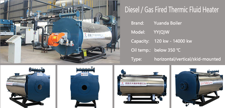 Caldera de Aceite Termico Gas Diesel 