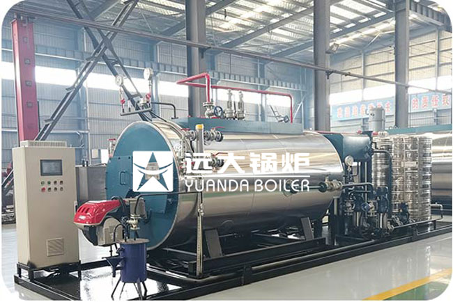 Skid de caldera de vapor de 2 t/h completo (tipo caldera) de la fábrica Yuanda Boiler Skid de caldera de vapor de 2 t/h completo (tipo caldera) de la fábrica Yuanda Boiler