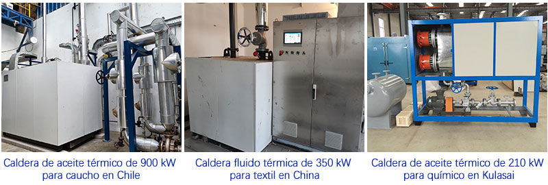 Caldera de aceite termico de 900 kW para caucho en Chile,Caldera fluido termica de 350 kW para textil en China,Caldera de aceite termico de 210 kW para quimico en Kulasai Caldera de aceite termico de 900 kW para caucho en Chile,Caldera fluido termica de 350 kW para textil en China,Caldera de aceite termico de 210 kW para quimico en Kulasai